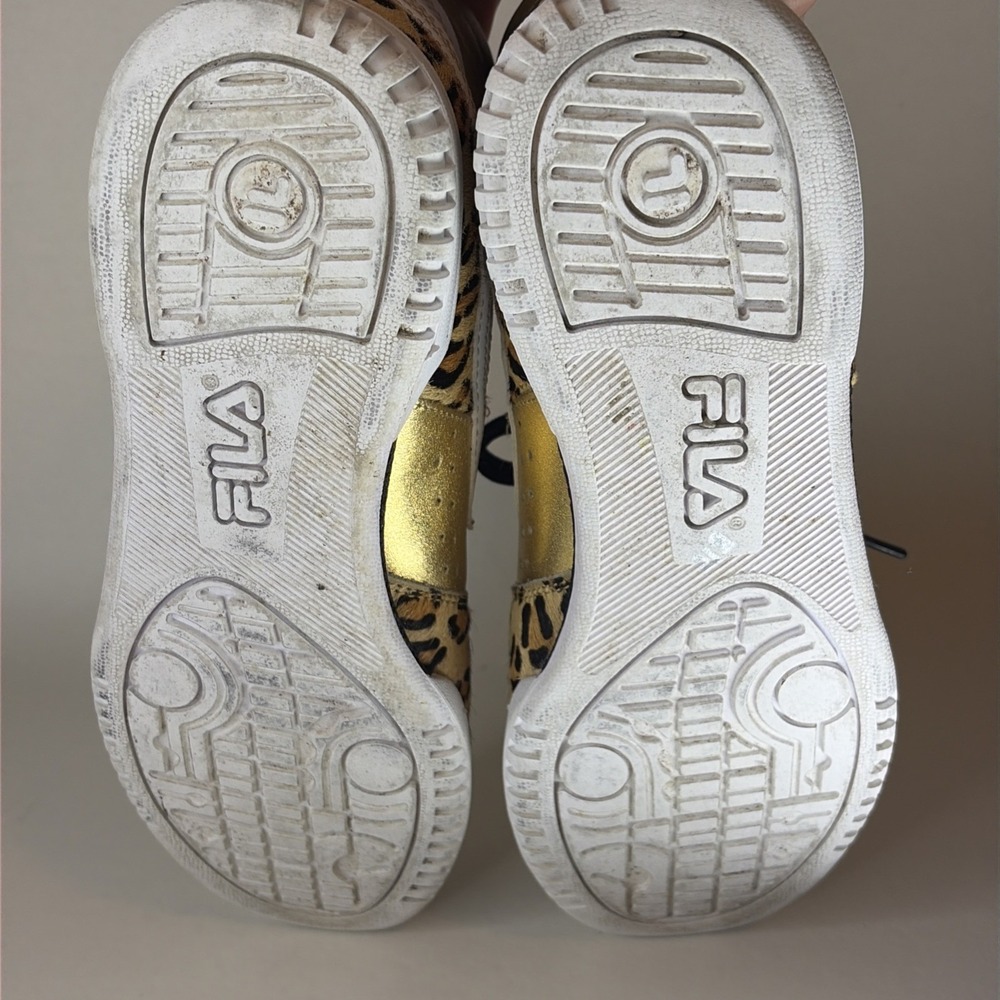 Fila F 14 Leopard Metallic WOMENS Sneakers SZ US 8 - Picture 6 of 6
